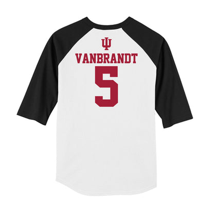 Indiana - NCAA Softball : Aly VanBrandt - USA Raglan Shirt-1