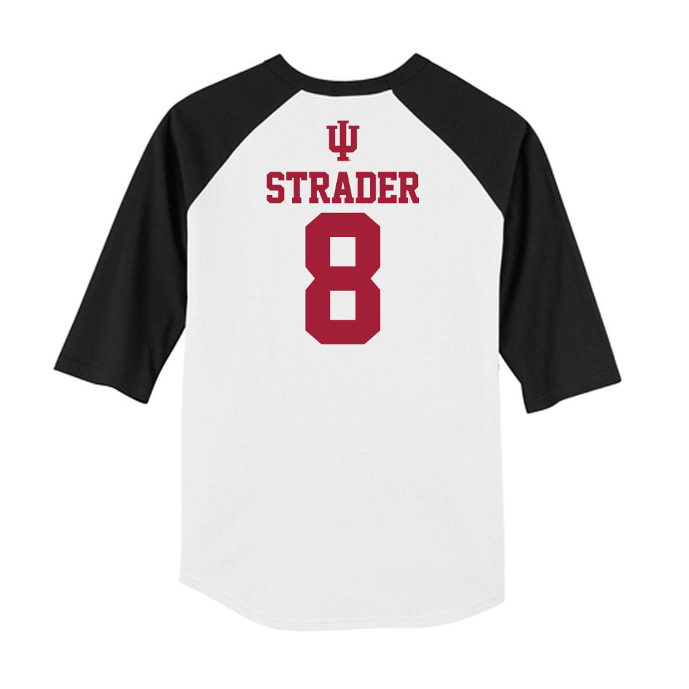 Indiana - NCAA Softball : Madalyn Strader - USA Raglan Shirt-1