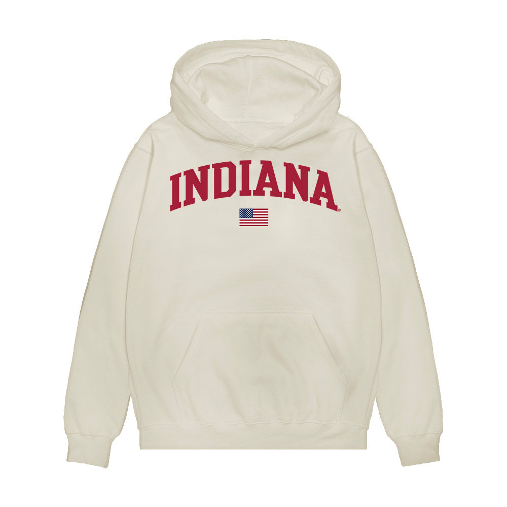 Indiana - NCAA Softball : Sarah Stone - USA Premium Hooded Sweatshirt-0