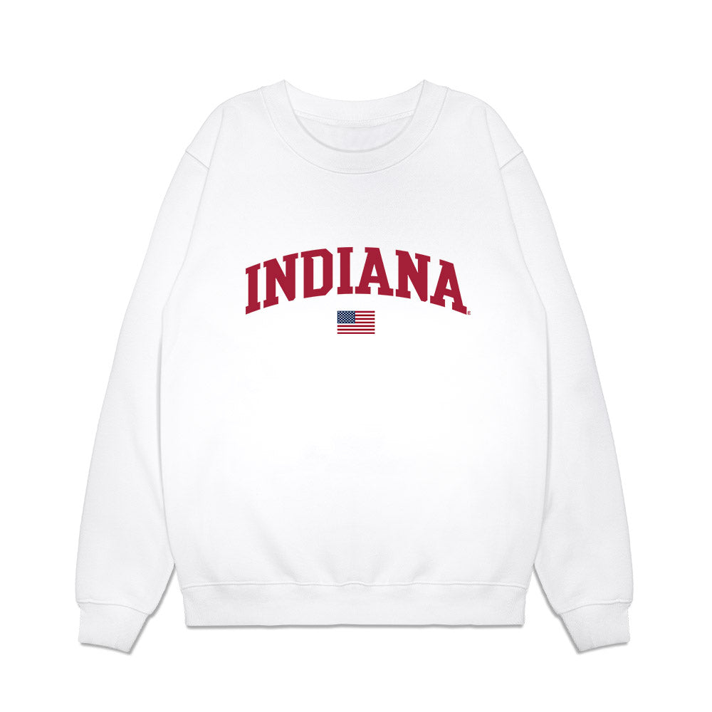 Indiana - NCAA Softball : Taylor Minnick - USA Premium Crewneck Sweatshirt-0