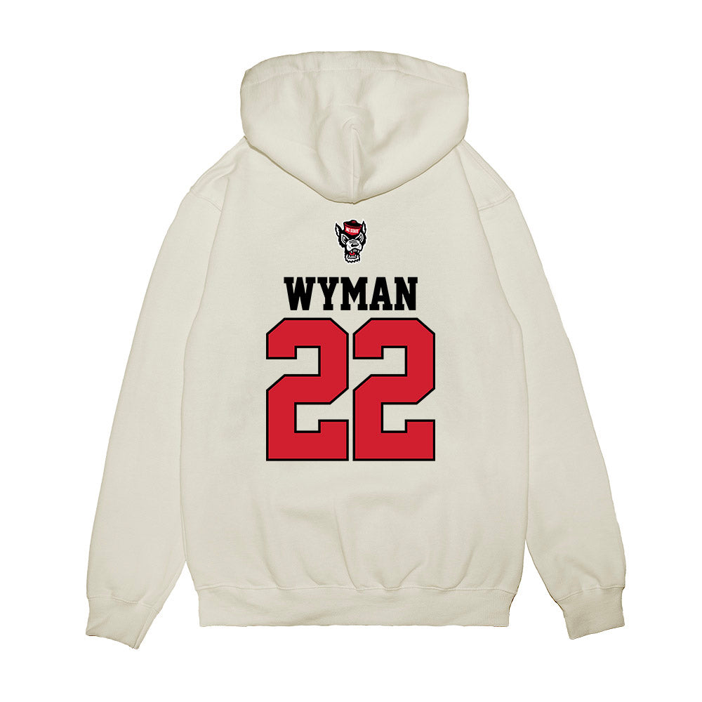 NC State - NCAA Softball : Rylee Wyman - Premium Hooded Sweatshirt-1