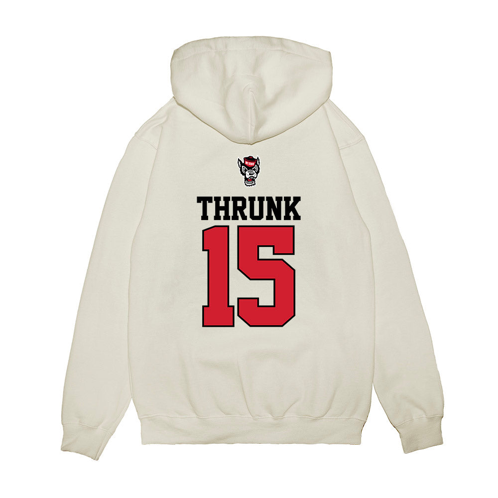 NC State - NCAA Softball : Teagan Thrunk - Premium Hooded Sweatshirt-1