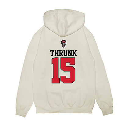 NC State - NCAA Softball : Teagan Thrunk - Premium Hooded Sweatshirt-1
