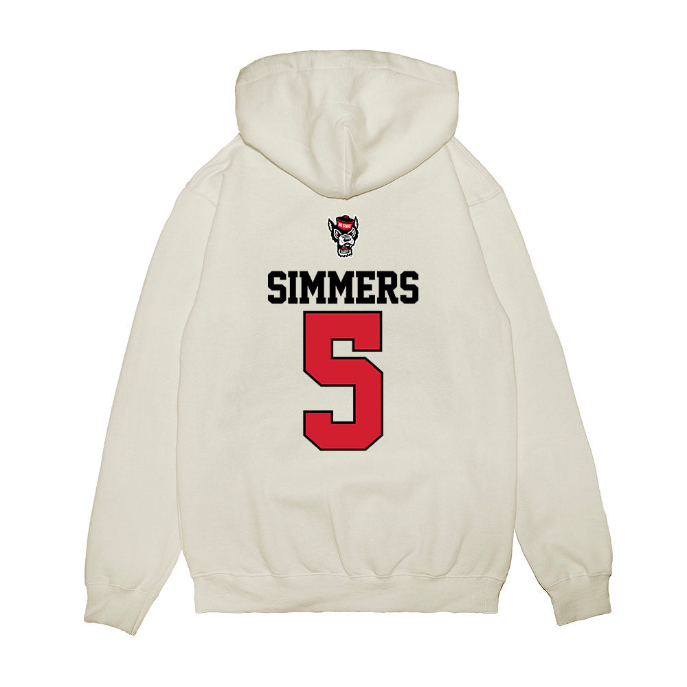 NC State - NCAA Softball : Kendall Simmers - Premium Hooded Sweatshirt-1