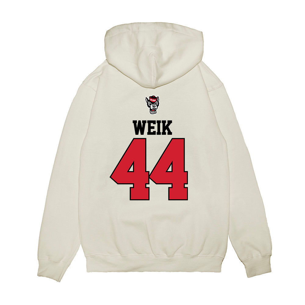 NC State - NCAA Softball : Kendall Weik - Premium Hooded Sweatshirt-1