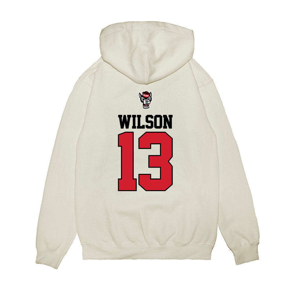 NC State - NCAA Softball : Gabi Wilson - Premium Hooded Sweatshirt-1