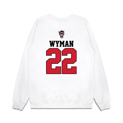 NC State - NCAA Softball : Rylee Wyman - Premium Crewneck Sweatshirt-1