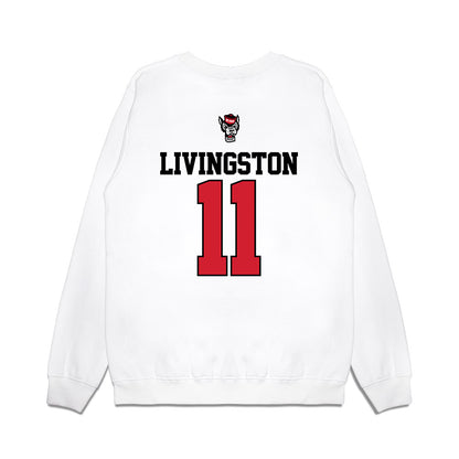 NC State - NCAA Softball : Lily Livingston - Premium Crewneck Sweatshirt-1