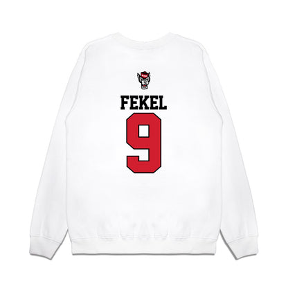 NC State - NCAA Softball : Kayla Fekel - Premium Crewneck Sweatshirt-1