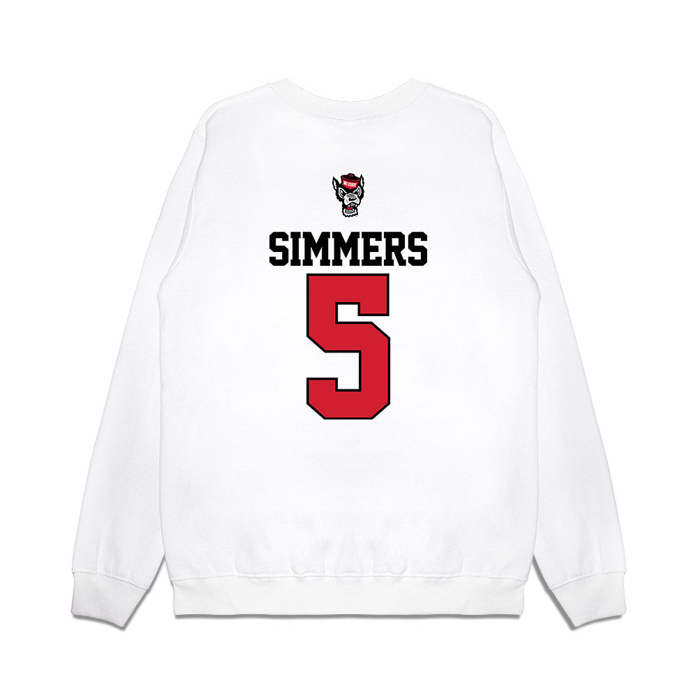 NC State - NCAA Softball : Kendall Simmers - Premium Crewneck Sweatshirt-1