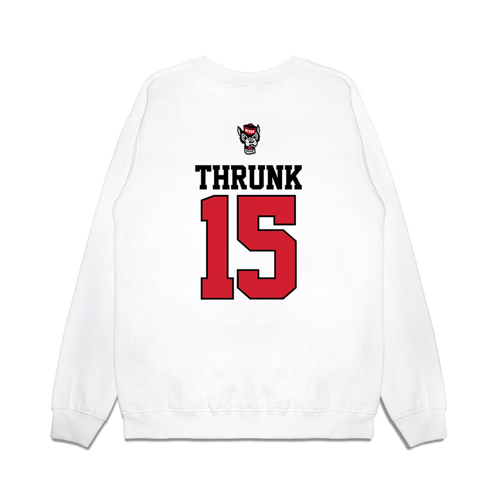 NC State - NCAA Softball : Teagan Thrunk - Premium Crewneck Sweatshirt-1