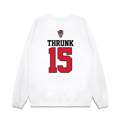 NC State - NCAA Softball : Teagan Thrunk - Premium Crewneck Sweatshirt-1