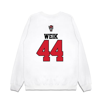 NC State - NCAA Softball : Kendall Weik - Premium Crewneck Sweatshirt-1