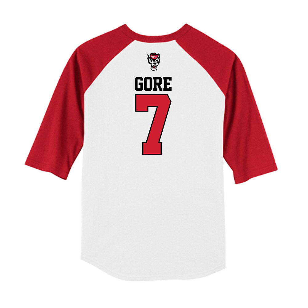 NC State - NCAA Softball : Wynne Gore - Raglan Shirt-1
