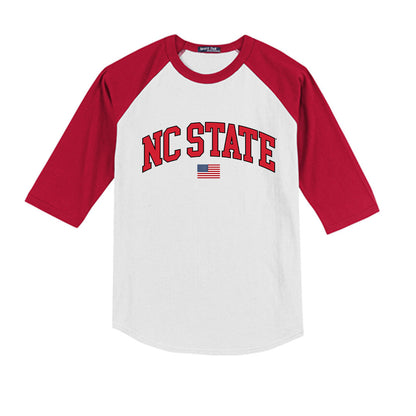NC State - NCAA Softball : MaKayla Marbury - Youth Raglan T-Shirt-0