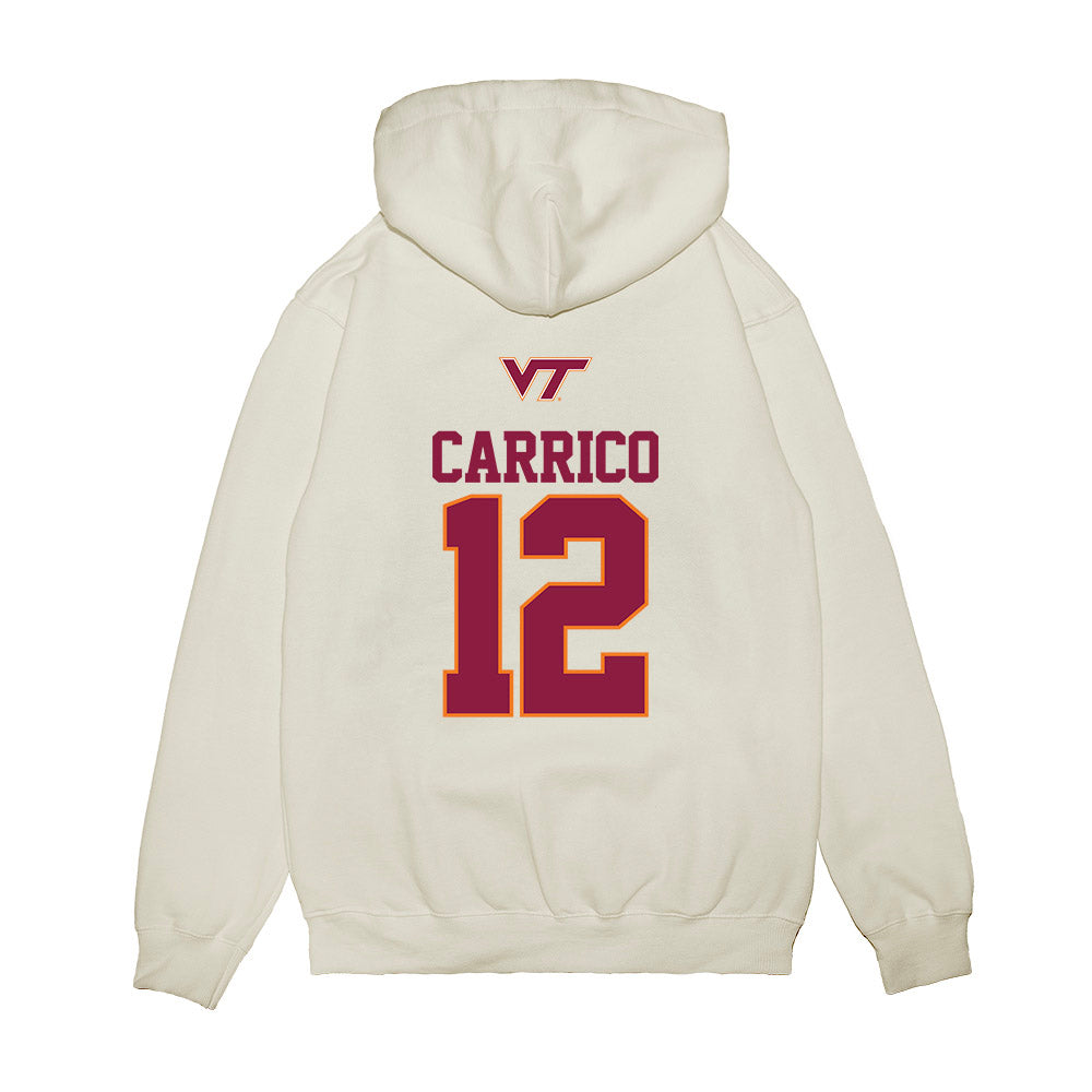 Virginia Tech - NCAA Softball : Breanna Carrico - USA Premium Hooded Sweatshirt-1