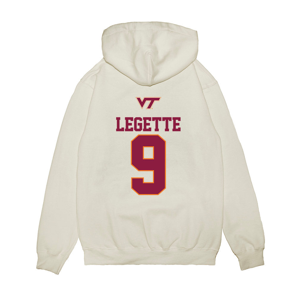 Virginia Tech - NCAA Softball : Emily LeGette - USA Premium Hooded Sweatshirt-1