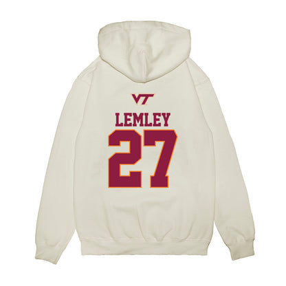 Virginia Tech - NCAA Softball : Emma Lemley - USA Premium Hooded Sweatshirt-1