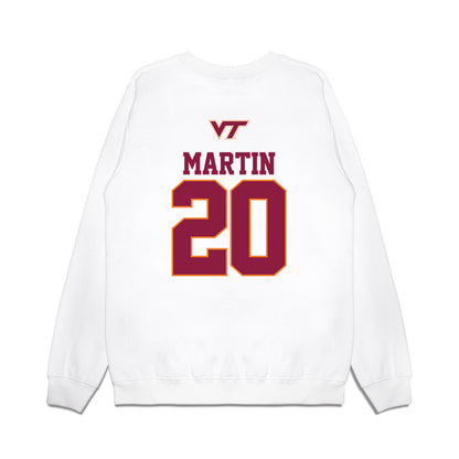 Virginia Tech - NCAA Softball : Trinity Martin - USA Premium Crewneck Sweatshirt-1
