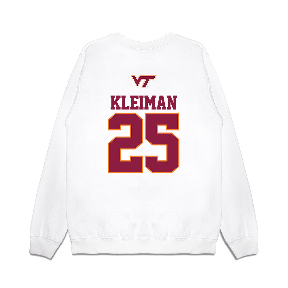 Virginia Tech - NCAA Softball : Sophie Kleiman - USA Premium Crewneck Sweatshirt-1