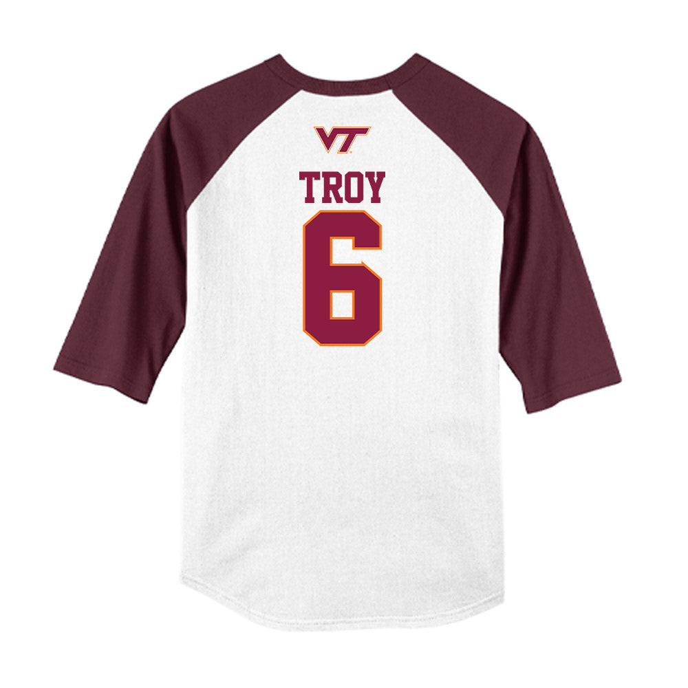 Virginia Tech - NCAA Softball : Reagan Troy - USA Raglan Shirt-1