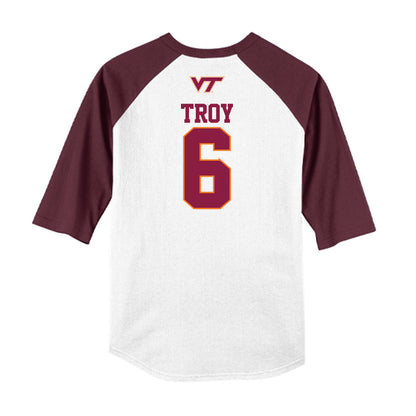 Virginia Tech - NCAA Softball : Reagan Troy - USA Raglan Shirt-1