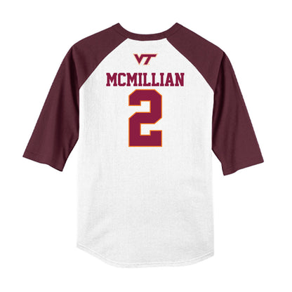 Virginia Tech - NCAA Softball : Cori McMillian - USA Raglan Shirt-1