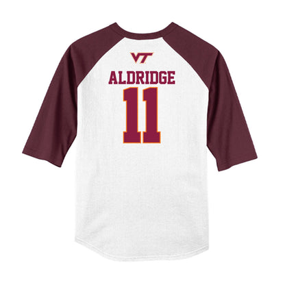 Virginia Tech - NCAA Softball : Kylie Aldridge - USA Raglan Shirt-1