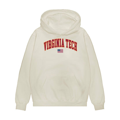 Virginia Tech - NCAA Softball : Addyson Fisher - USA Premium Hooded Sweatshirt-0