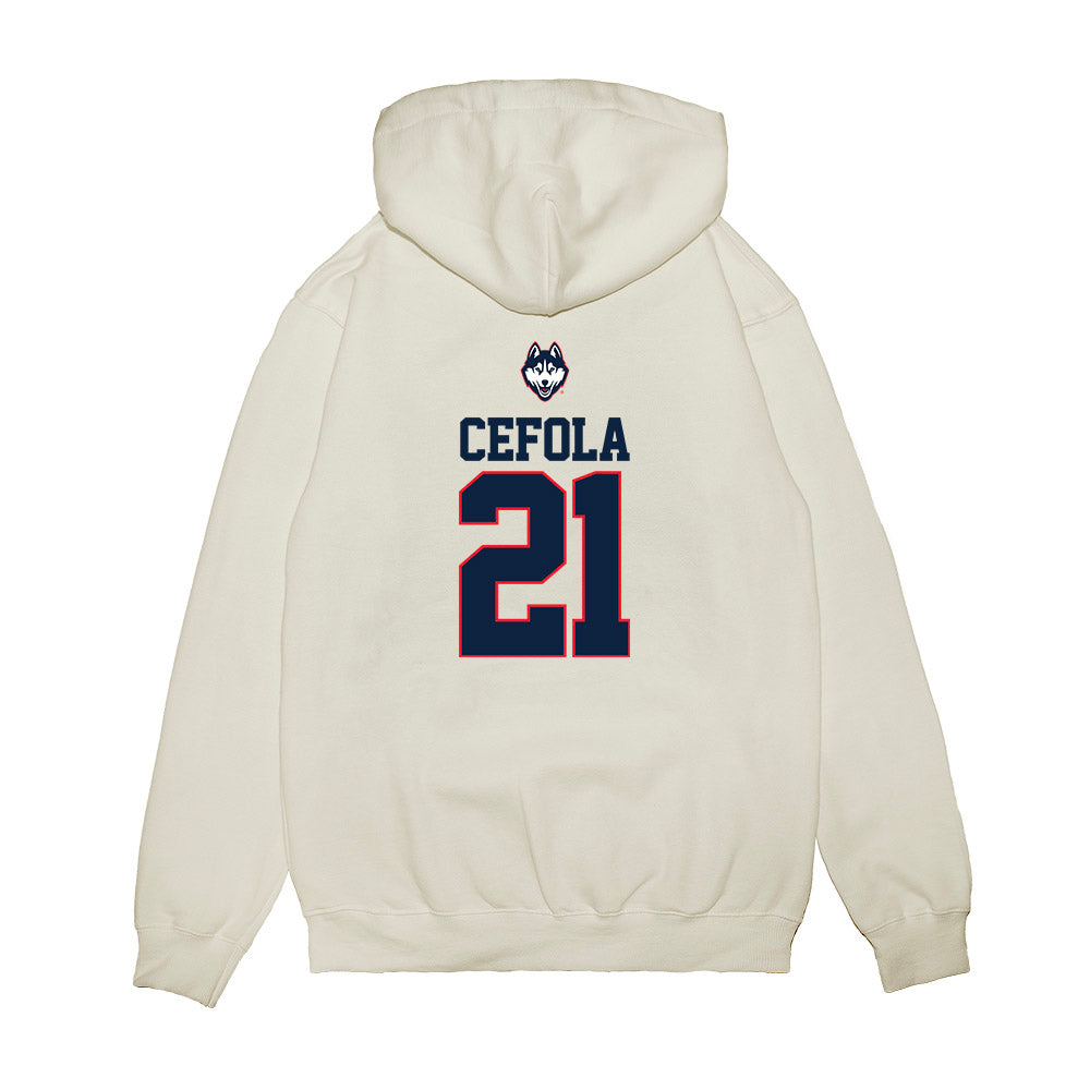 UConn - NCAA Softball : Bella Cefola - USA Premium Hooded Sweatshirt-1