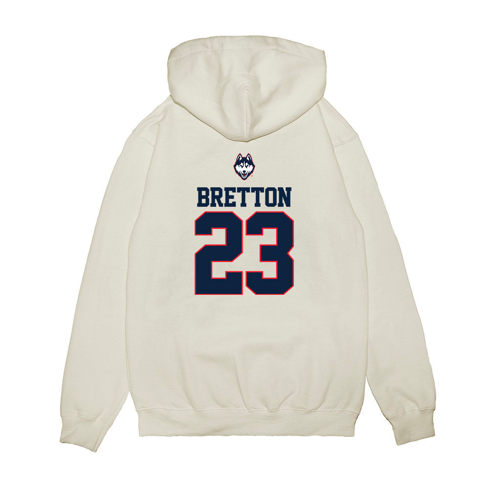 UConn - NCAA Softball : Amber Bretton - USA Premium Hooded Sweatshirt-1
