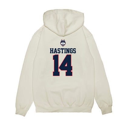 UConn - NCAA Softball : Lexi Hastings - USA Premium Hooded Sweatshirt-1