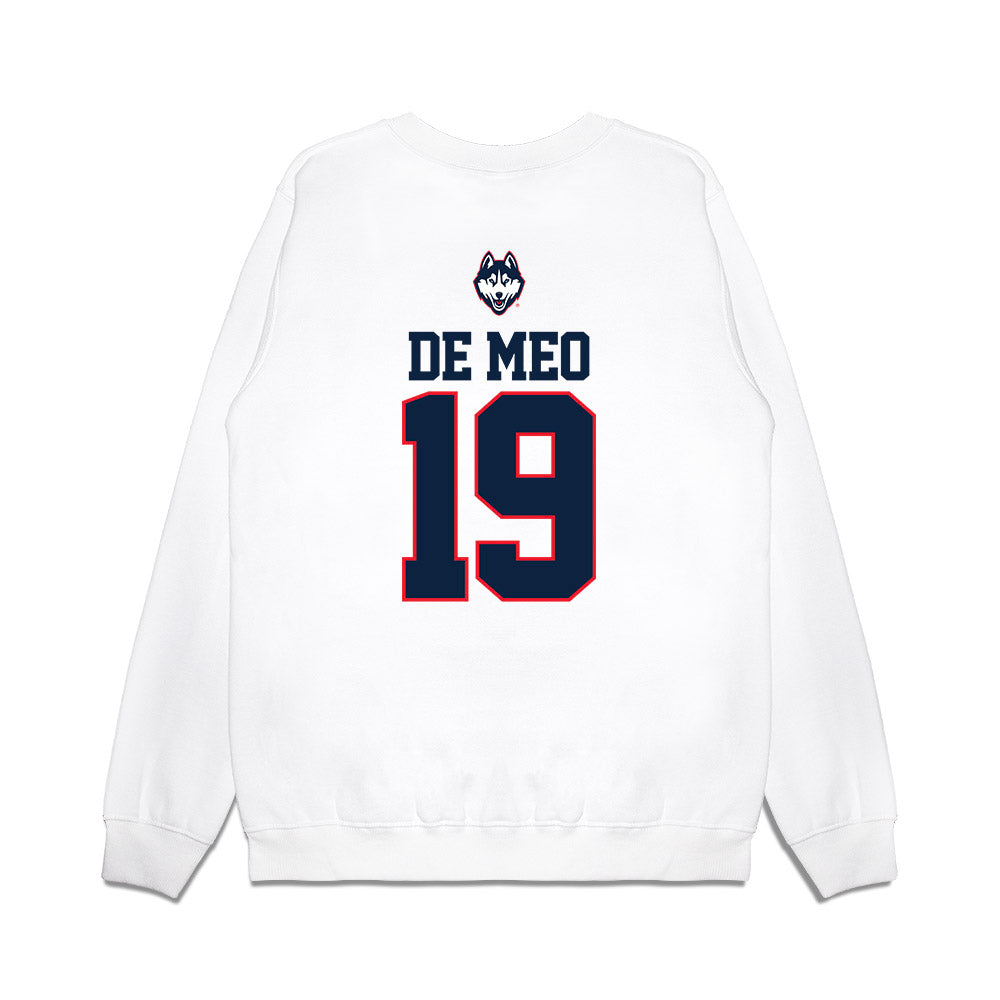 UConn - NCAA Softball : Caylee De Meo - USA Premium Crewneck Sweatshirt-1