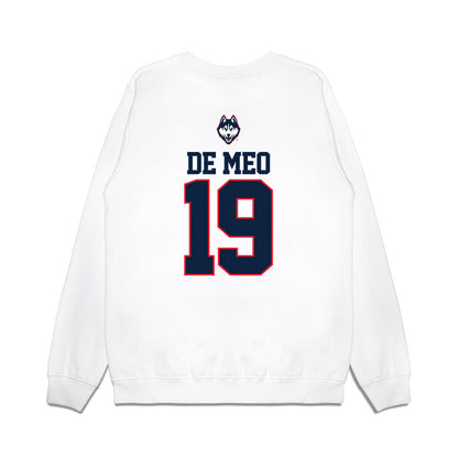 UConn - NCAA Softball : Caylee De Meo - USA Premium Crewneck Sweatshirt-1