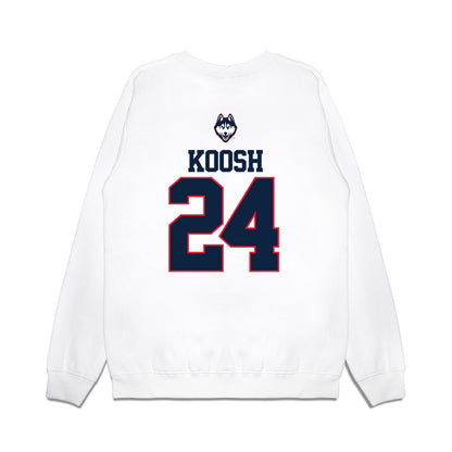 UConn - NCAA Softball : Sydnee Koosh - USA Premium Crewneck Sweatshirt-1