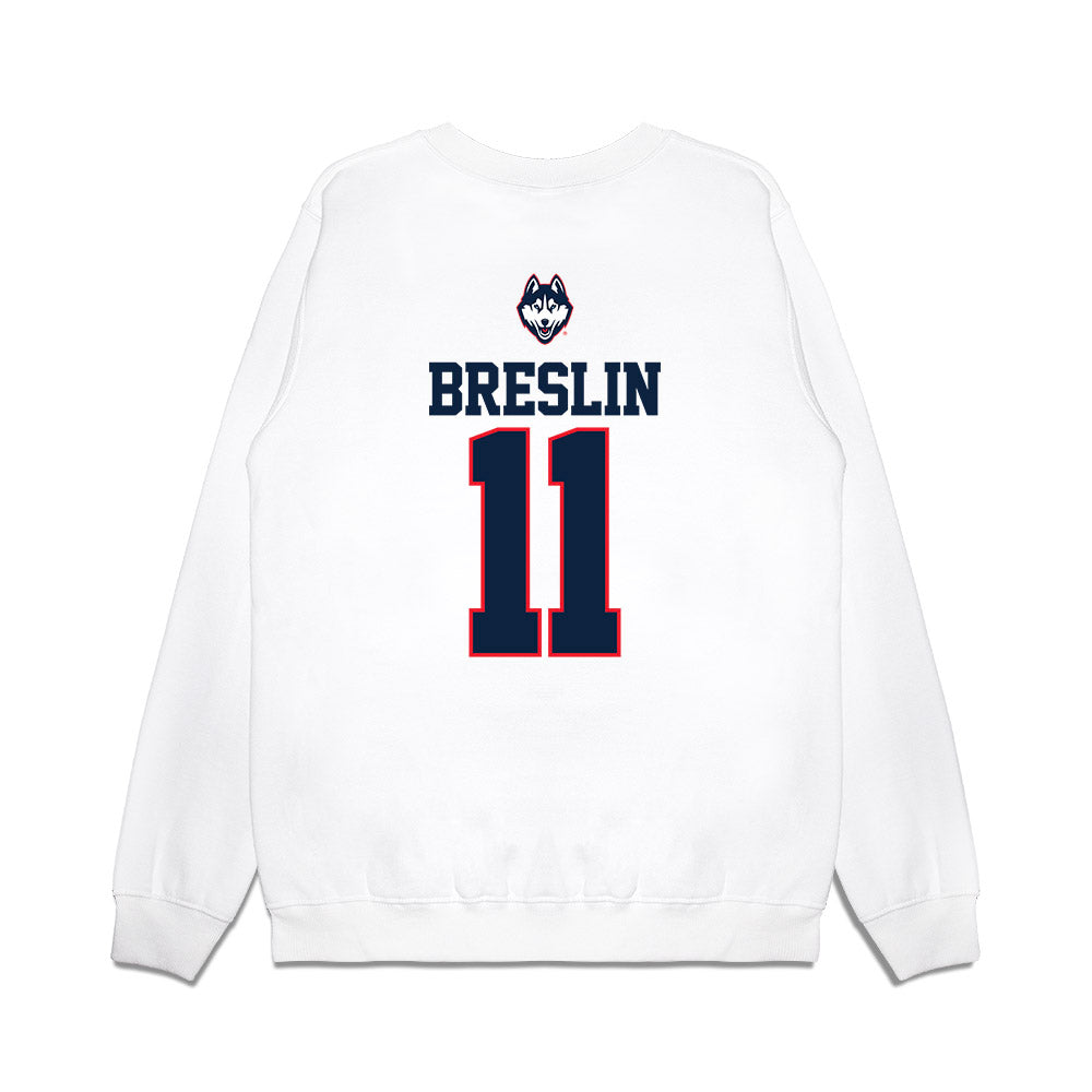 UConn - NCAA Softball : Kaitlyn Breslin - USA Premium Crewneck Sweatshirt-1