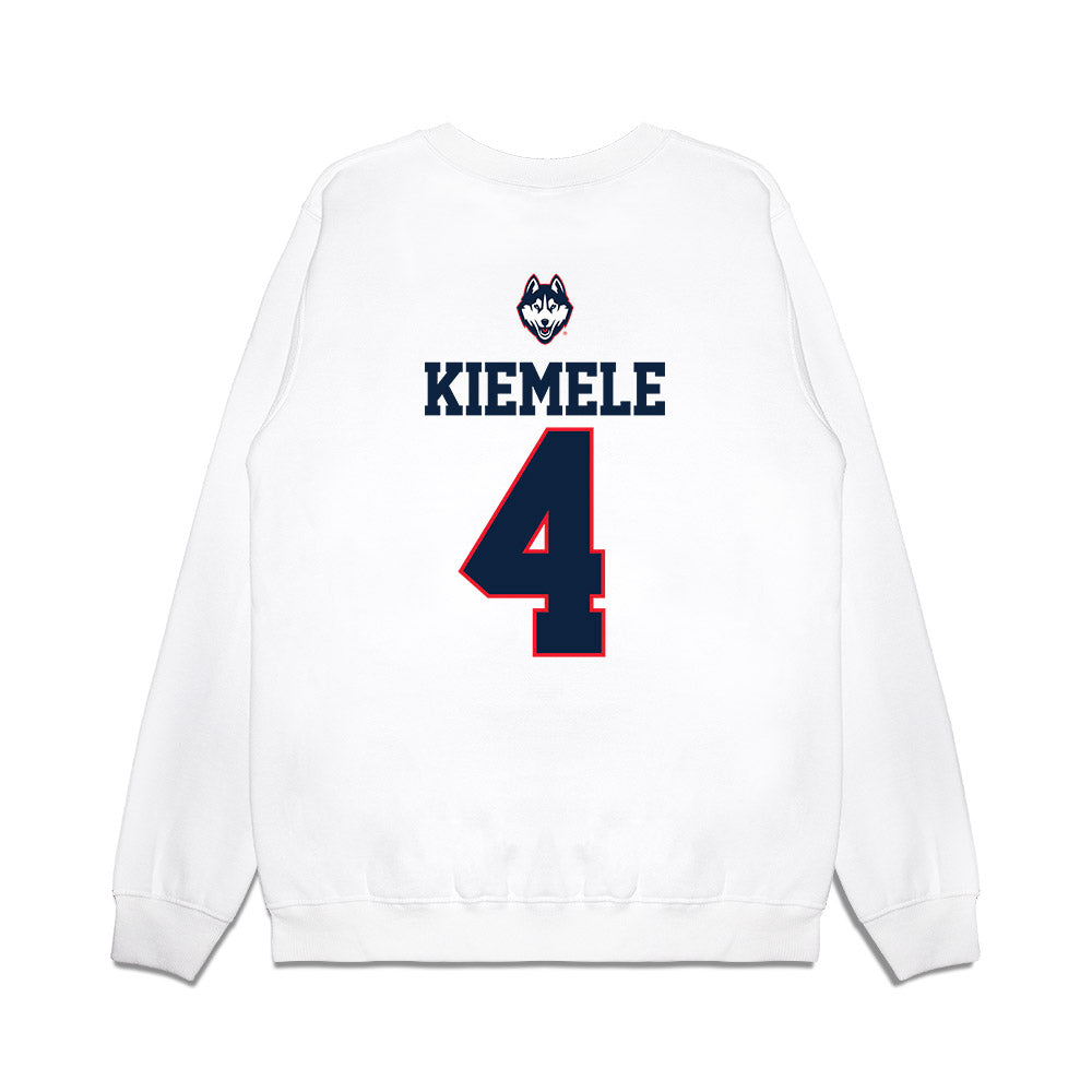 UConn - NCAA Softball : Stella Kiemele - USA Premium Crewneck Sweatshirt-1