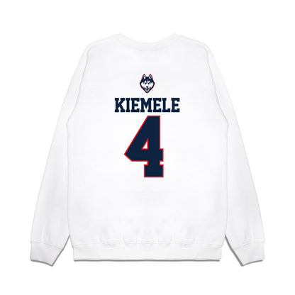 UConn - NCAA Softball : Stella Kiemele - USA Premium Crewneck Sweatshirt-1