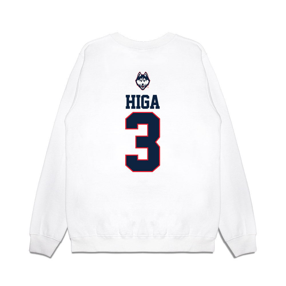 UConn - NCAA Softball : Kaiea Higa - USA Premium Crewneck Sweatshirt-1