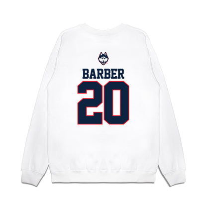 UConn - NCAA Softball : Heidi Barber - USA Premium Crewneck Sweatshirt-1