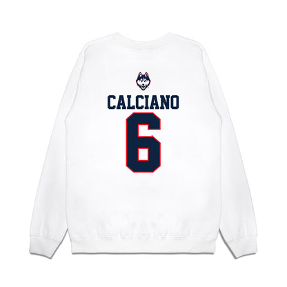 UConn - NCAA Softball : Ava Calciano - USA Premium Crewneck Sweatshirt-1