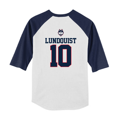 UConn - NCAA Softball : Isabella Lundquist - USA Youth Raglan T-Shirt-1