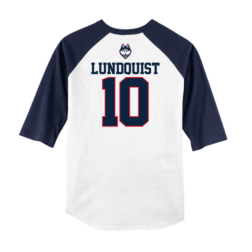 UConn - NCAA Softball : Isabella Lundquist - USA Raglan Shirt-1