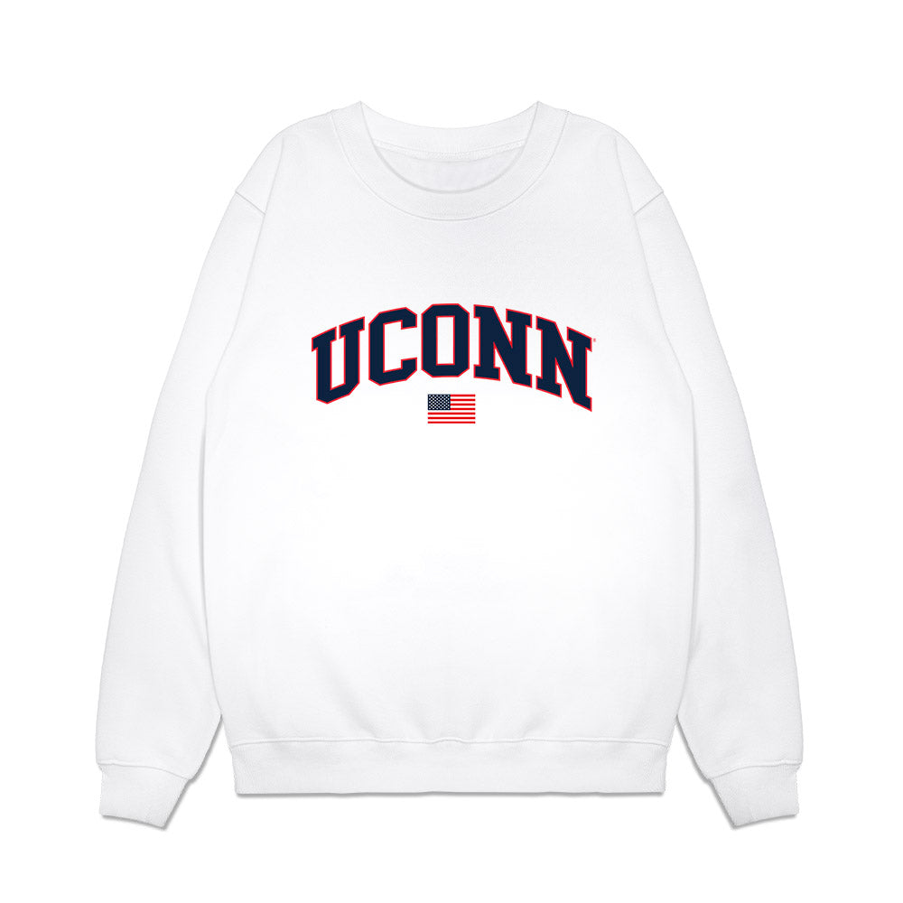 UConn - NCAA Softball : Caylee De Meo - USA Premium Crewneck Sweatshirt-0