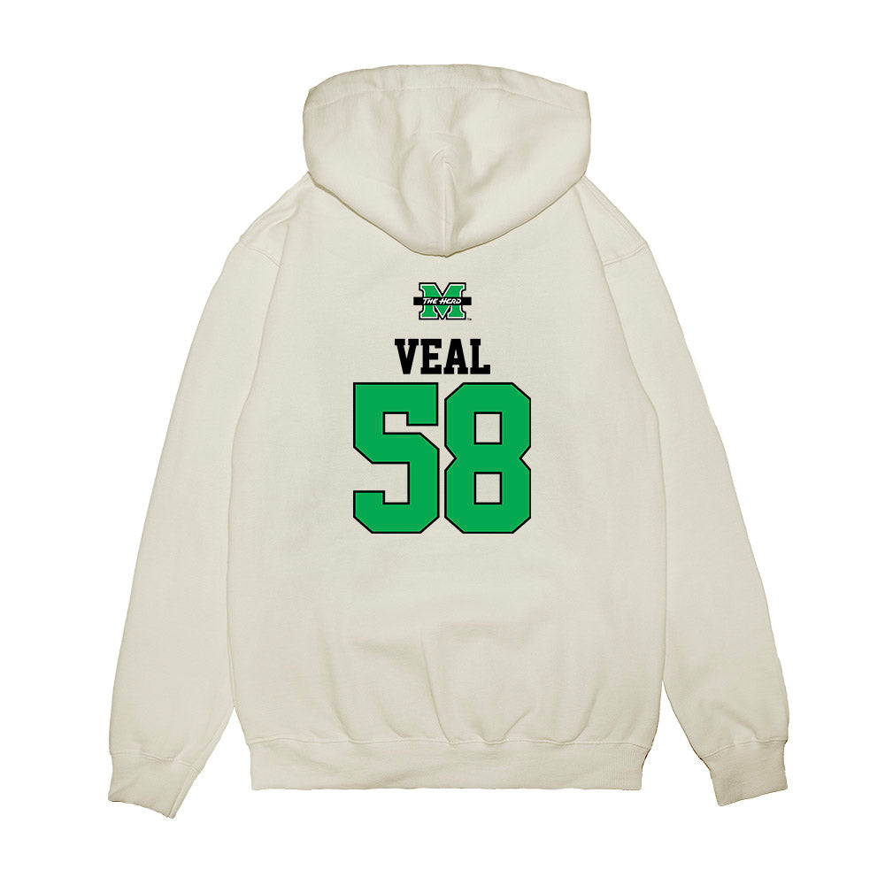 Marshall - NCAA Softball : Maddie Veal - USA Premium Hooded Sweatshirt-1