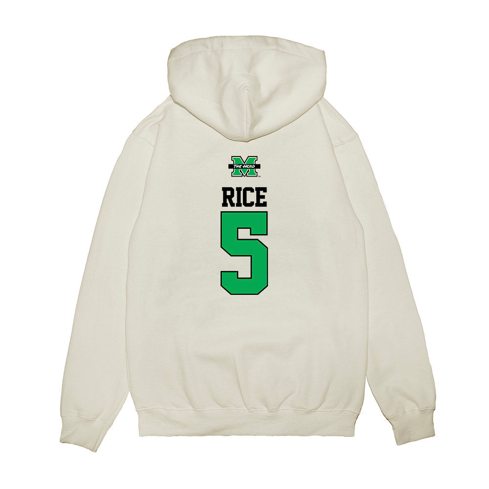 Marshall - NCAA Softball : Savannah Rice - USA Premium Hooded Sweatshirt-1