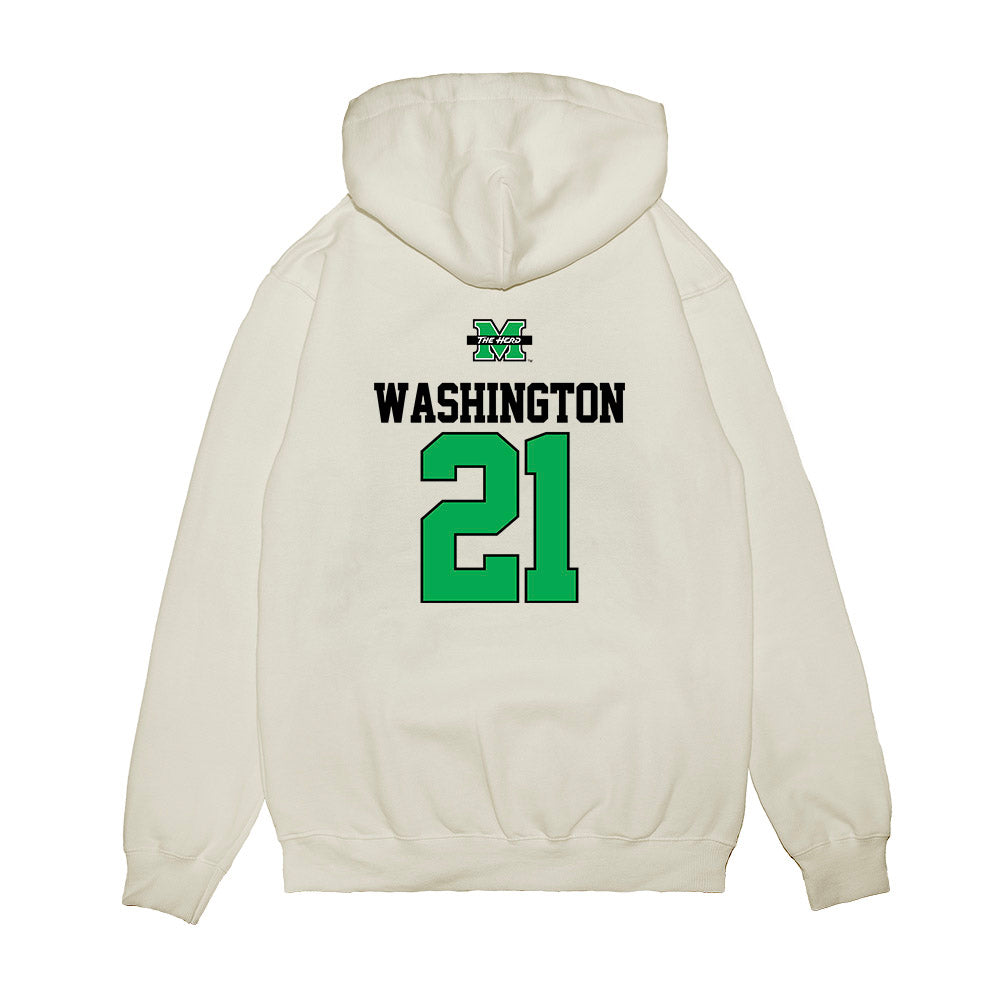 Marshall - NCAA Softball : Kaleea Washington - USA Premium Hooded Sweatshirt-1