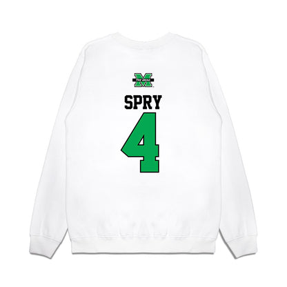 Marshall - NCAA Softball : Kate Spry - USA Premium Crewneck Sweatshirt-1