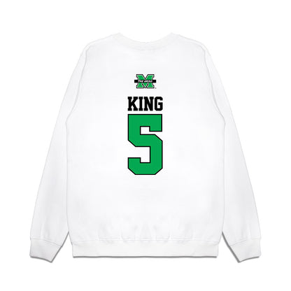 Marshall - NCAA Softball : Jules King - USA Premium Crewneck Sweatshirt-1