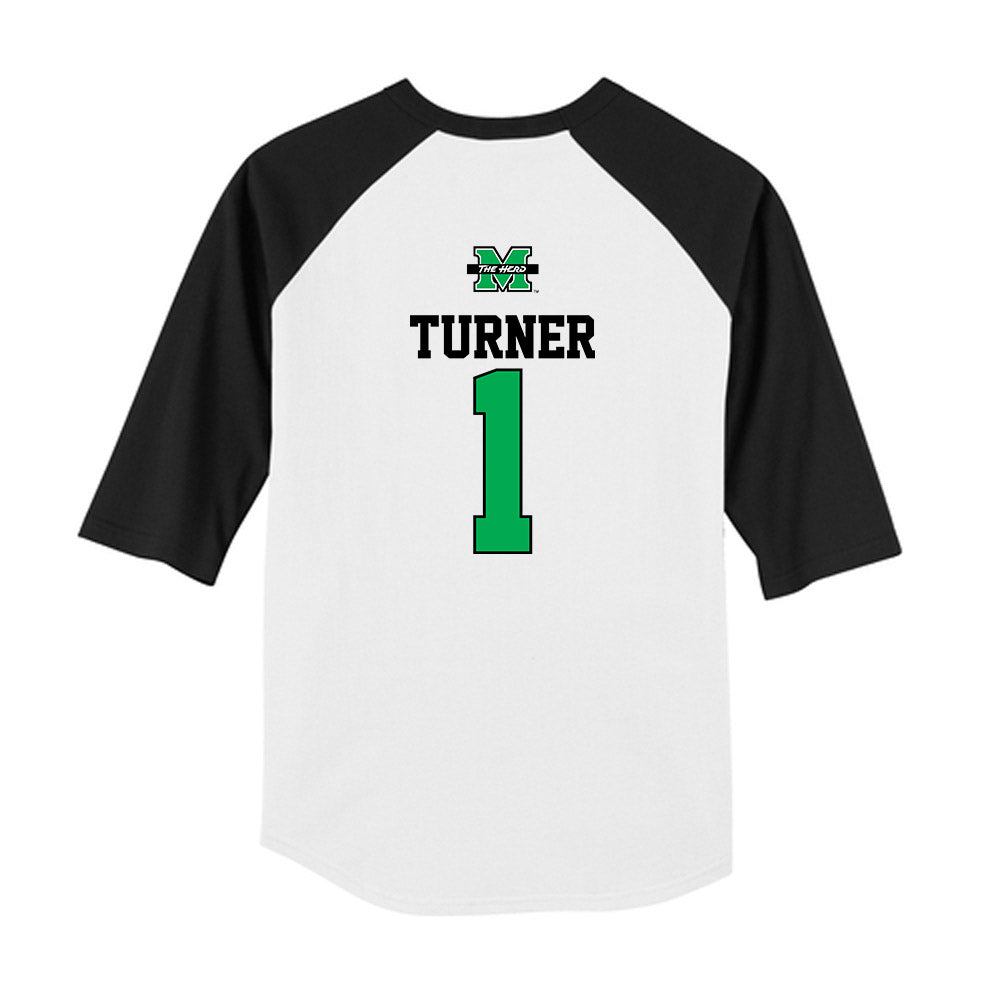 Marshall - NCAA Softball : Sydney Turner - USA Youth Raglan T-Shirt-1